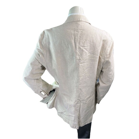 Havanera Co Men XL Blazer Summer Breeze Beige Linen Blend Unstructured - Picture 5 of 12